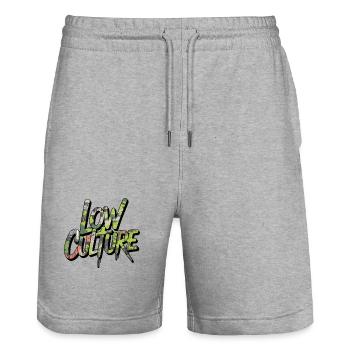 Low Culture Camouflage Motif for JDM Tuning Fans - Stanley/Stella Trainer Unisex Organic Jogging Shorts - heather grey - Front - Nik (191cm) & Marisol (170cm)