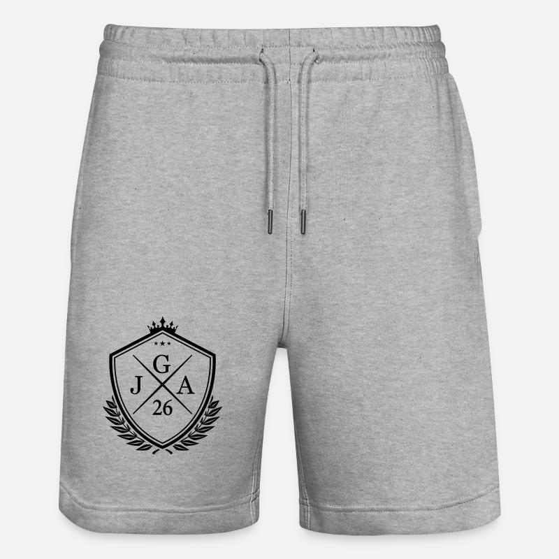 JGA 26 - Short de jogging bio TRAINER Stanley/Stella unisexe - gris chiné