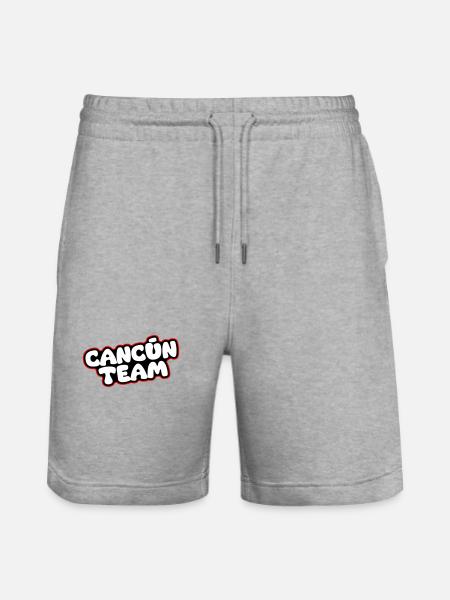 Cancun Team - Stanley/Stella Trainer Unisex Organic Jogging Shorts - heather grey