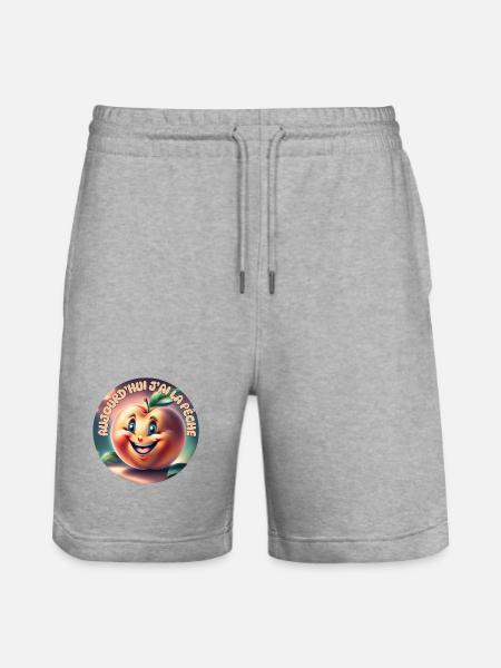 Today I'm in the mood - Stanley/Stella Trainer Unisex Organic Jogging Shorts - heather grey