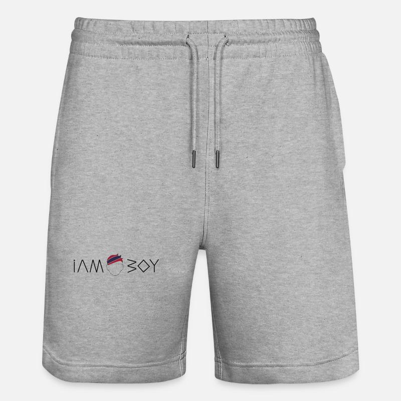 Je suis un garçon thaïlandais - Short de jogging bio TRAINER Stanley/Stella unisexe - gris chiné