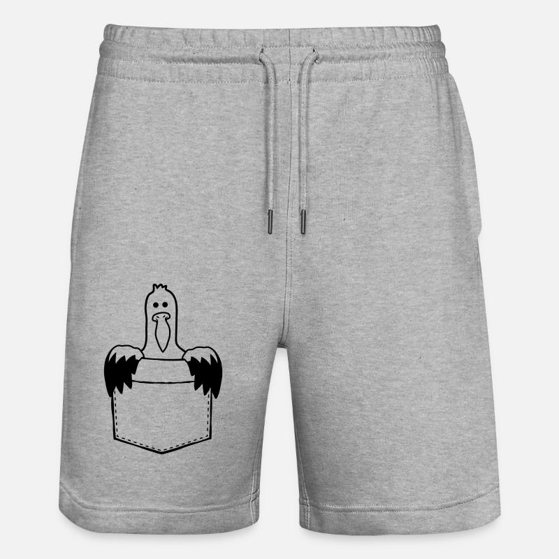Sac chemise Seagull En route - Short de jogging bio TRAINER Stanley/Stella unisexe - gris chiné