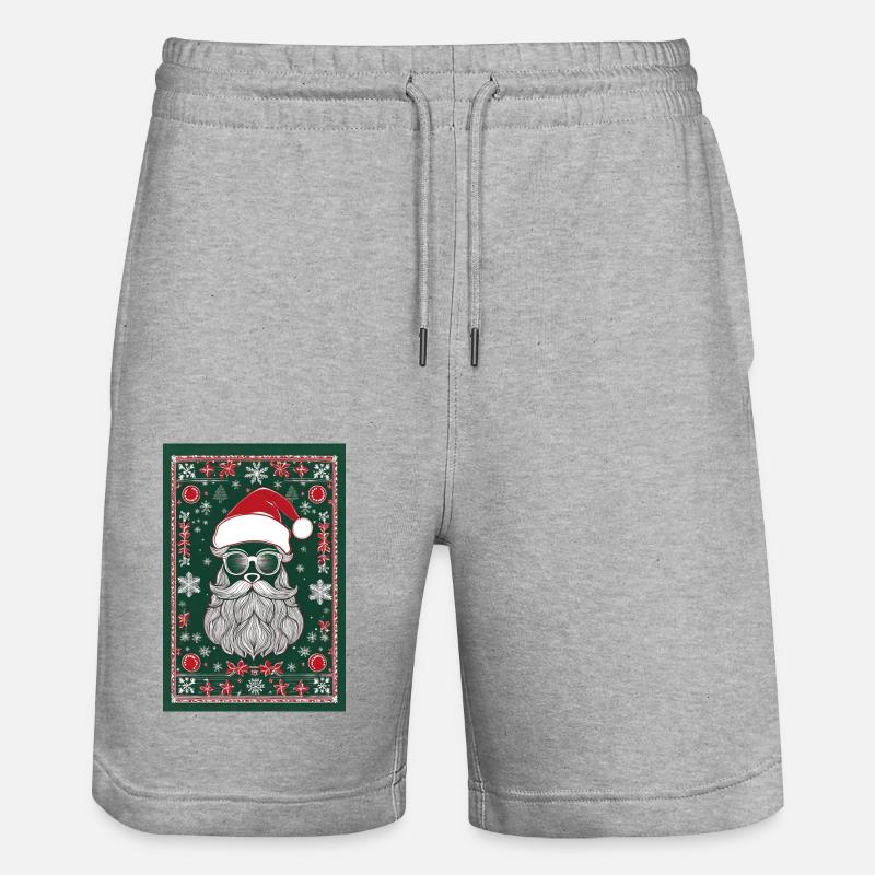 Noël laid I - Short de jogging bio TRAINER Stanley/Stella unisexe - gris chiné