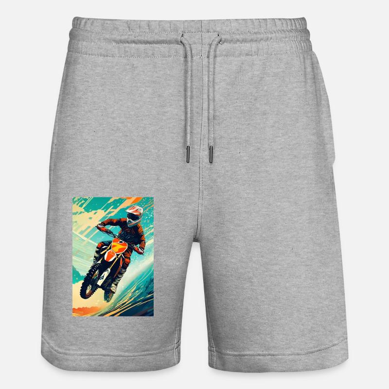 Motocross I - Short de jogging bio TRAINER Stanley/Stella unisexe - gris chiné