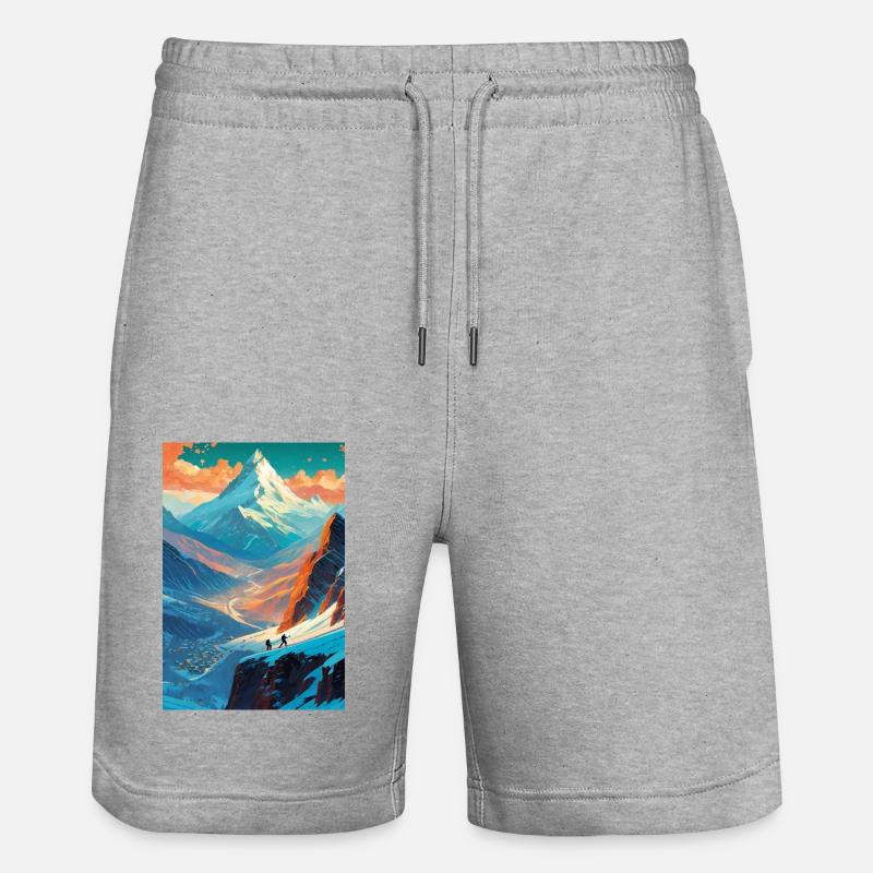 Ski III - Short de jogging bio TRAINER Stanley/Stella unisexe - gris chiné