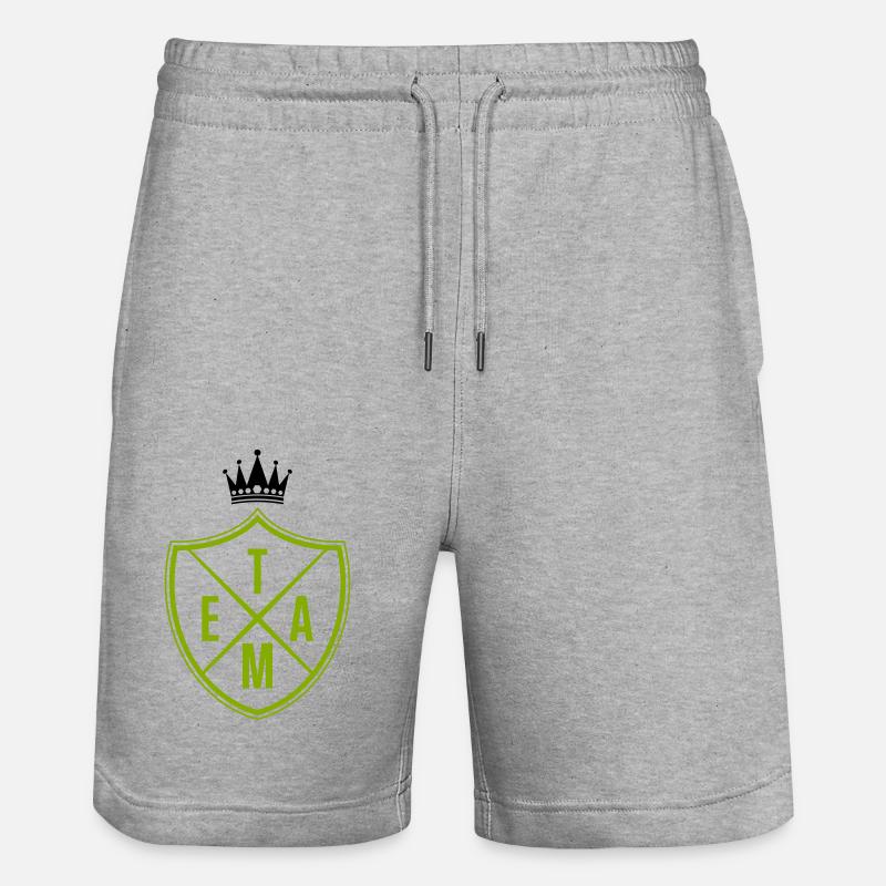 L’équipe Krone - Short de jogging bio TRAINER Stanley/Stella unisexe - gris chiné