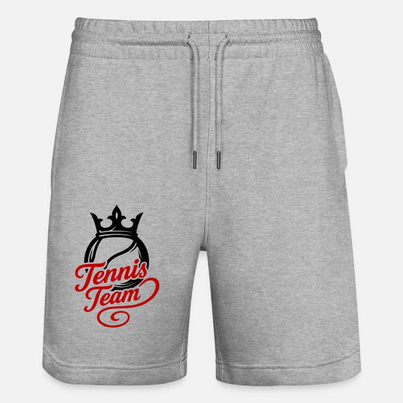 Équipe de tennis - Short de jogging bio TRAINER Stanley/Stella unisexe - gris chiné