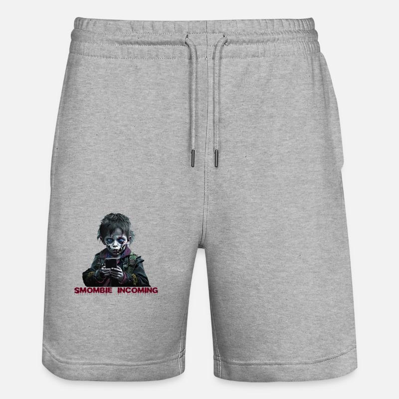 Smombie Entrant - Short de jogging bio TRAINER Stanley/Stella unisexe - gris chiné