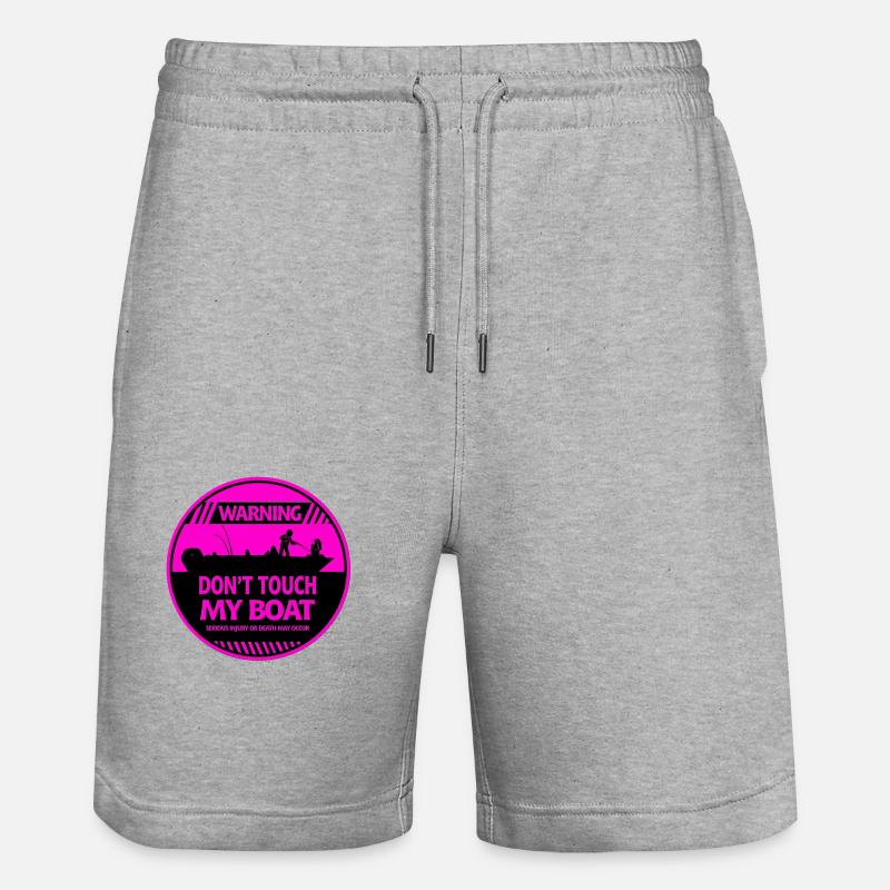 Avertissement de bateau - Short de jogging bio TRAINER Stanley/Stella unisexe - gris chiné