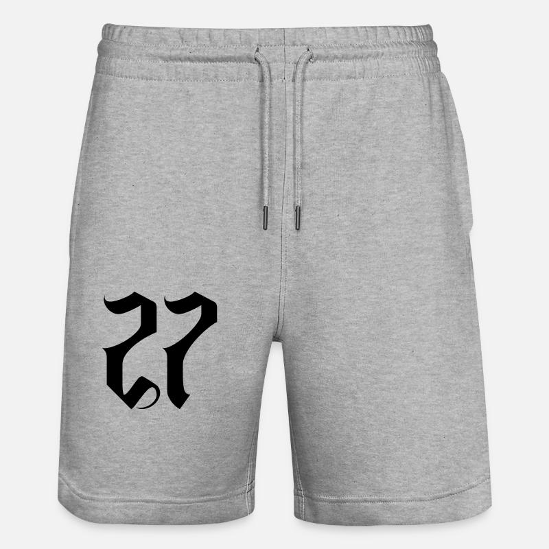 27 - Short de jogging bio TRAINER Stanley/Stella unisexe - gris chiné