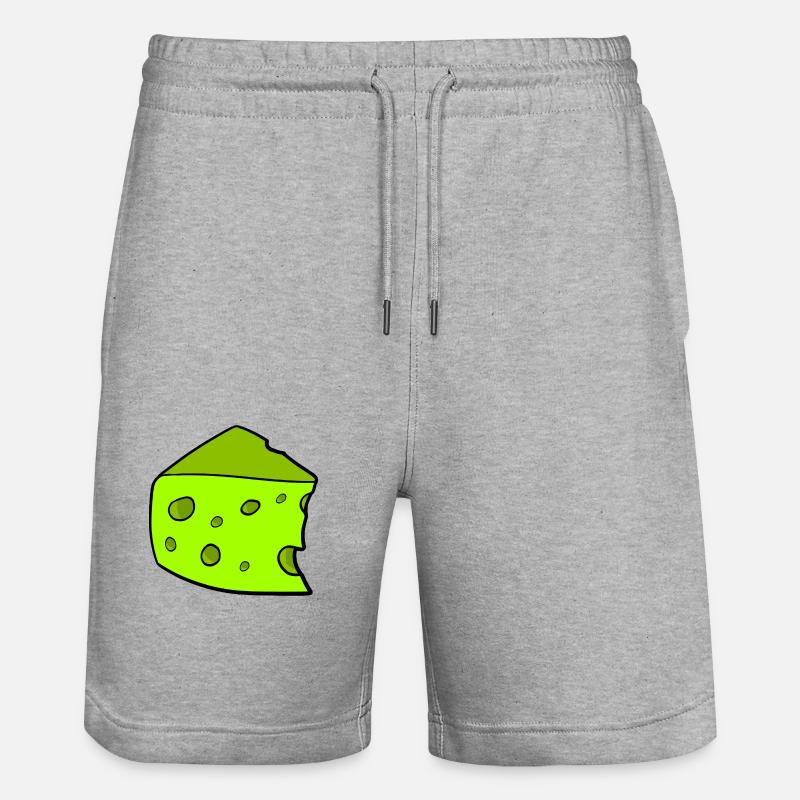 Fromage vert - Short de jogging bio TRAINER Stanley/Stella unisexe - gris chiné