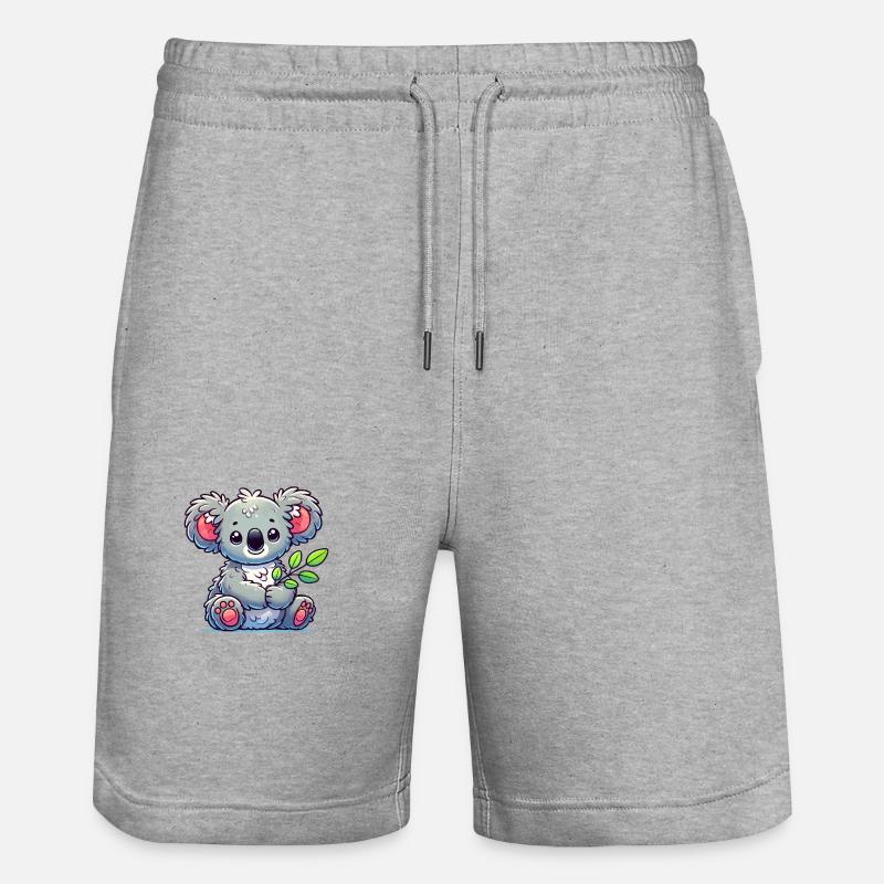 Koala - Short de jogging bio TRAINER Stanley/Stella unisexe - gris chiné