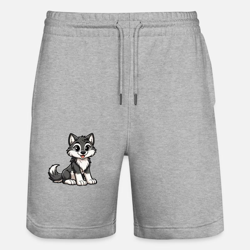 Fille louve - Short de jogging bio TRAINER Stanley/Stella unisexe - gris chiné