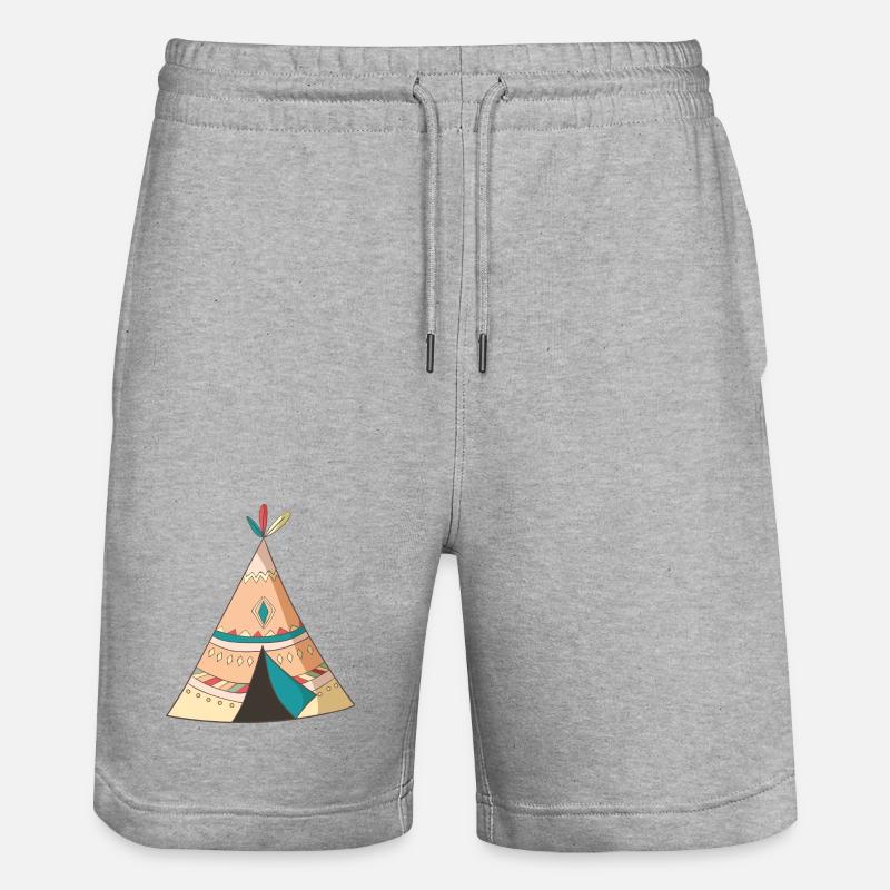 Tipi - Short de jogging bio TRAINER Stanley/Stella unisexe - gris chiné