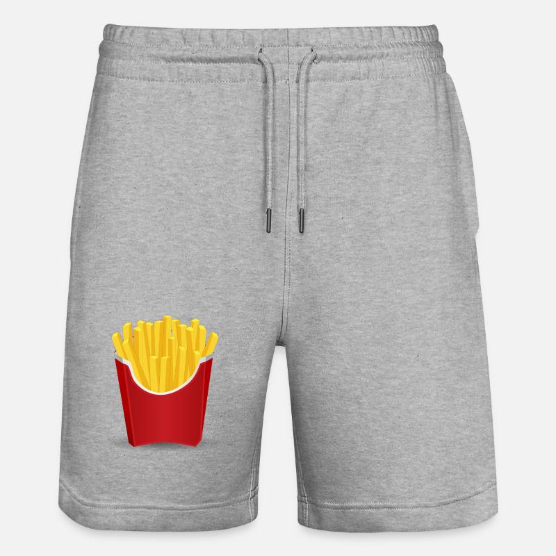 Frites - Short de jogging bio TRAINER Stanley/Stella unisexe - gris chiné