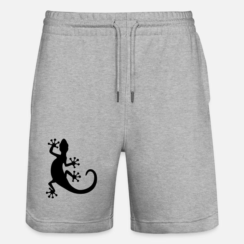 Gecko - Short de jogging bio TRAINER Stanley/Stella unisexe - gris chiné