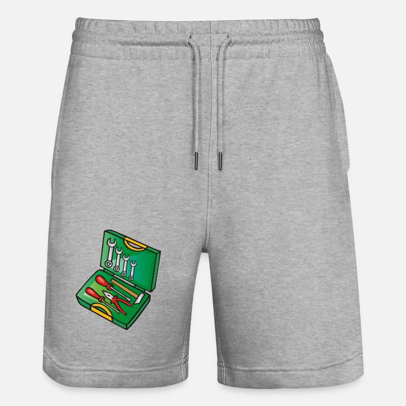 Toolbox | toolbox - Stanley/Stella Trainer Unisex Organic Jogging Shorts - heather grey