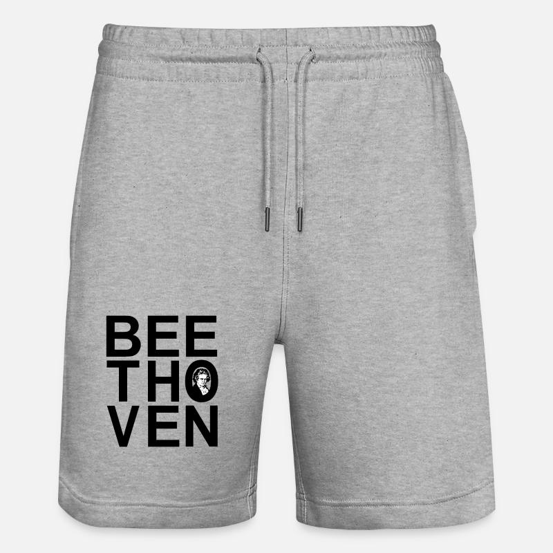 Beethoven - Short de jogging bio TRAINER Stanley/Stella unisexe - gris chiné