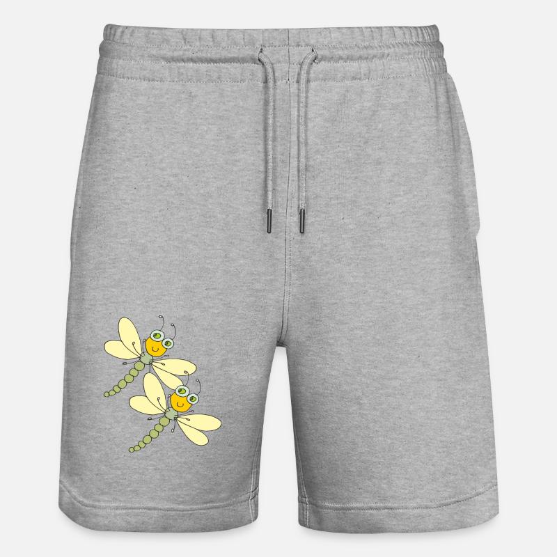 les sœurs libellules - Short de jogging bio TRAINER Stanley/Stella unisexe - gris chiné
