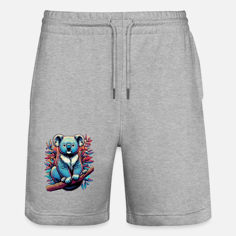 Koala - Short de jogging bio TRAINER Stanley/Stella unisexe - gris chiné