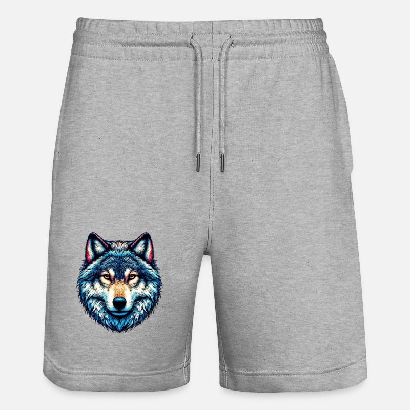 Loup - Short de jogging bio TRAINER Stanley/Stella unisexe - gris chiné