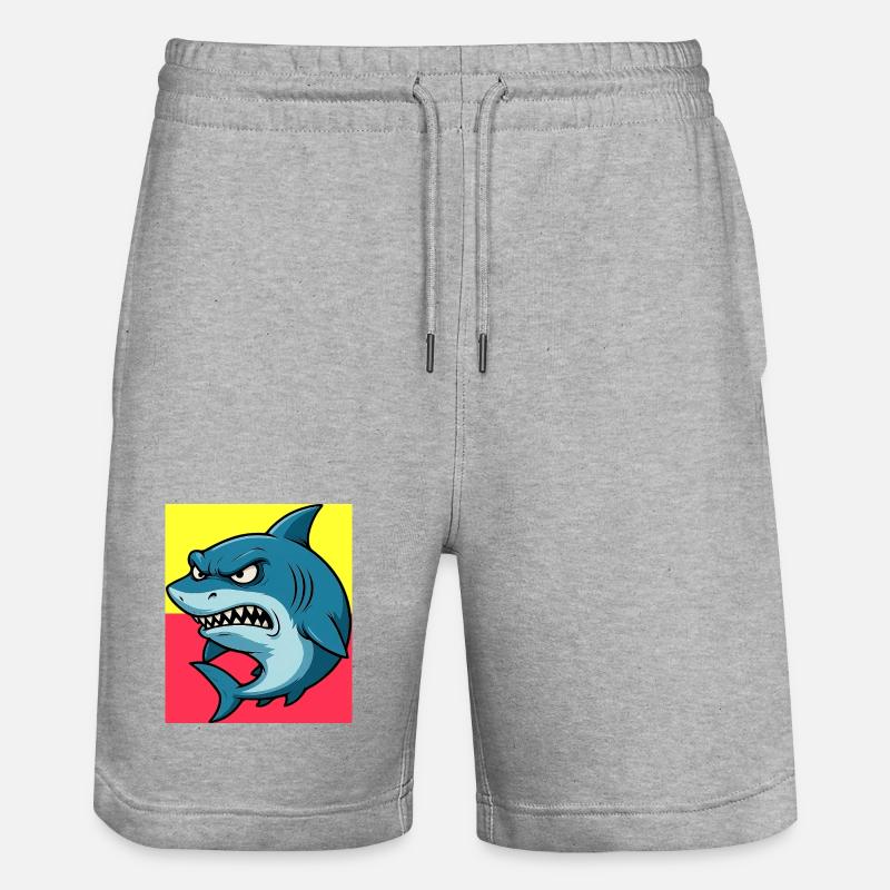 Requin - Short de jogging bio TRAINER Stanley/Stella unisexe - gris chiné