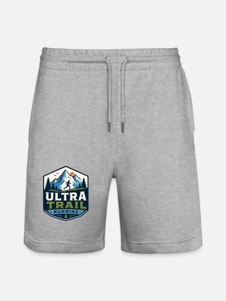 Ultra Trail Running - Stanley/Stella Trainer Unisex Organic Jogging Shorts - heather grey