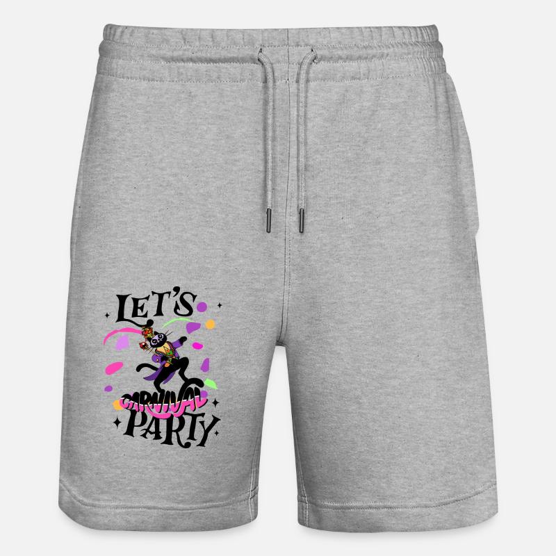 Fête de carnaval - Short de jogging bio TRAINER Stanley/Stella unisexe - gris chiné