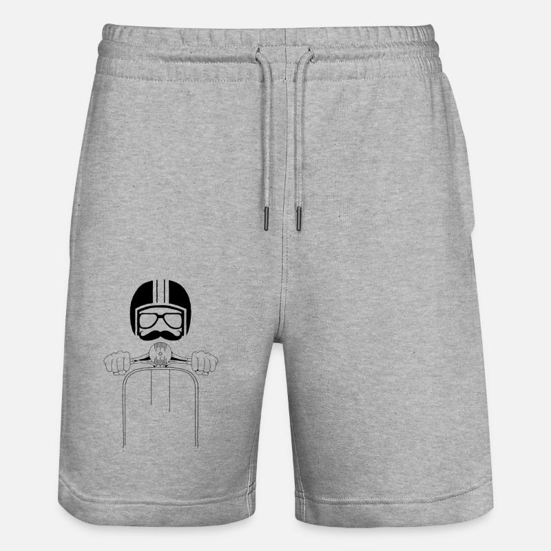 Roller-Man - Short de jogging bio TRAINER Stanley/Stella unisexe - gris chiné