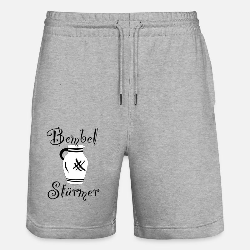 Bembel Striker - Short de jogging bio TRAINER Stanley/Stella unisexe - gris chiné