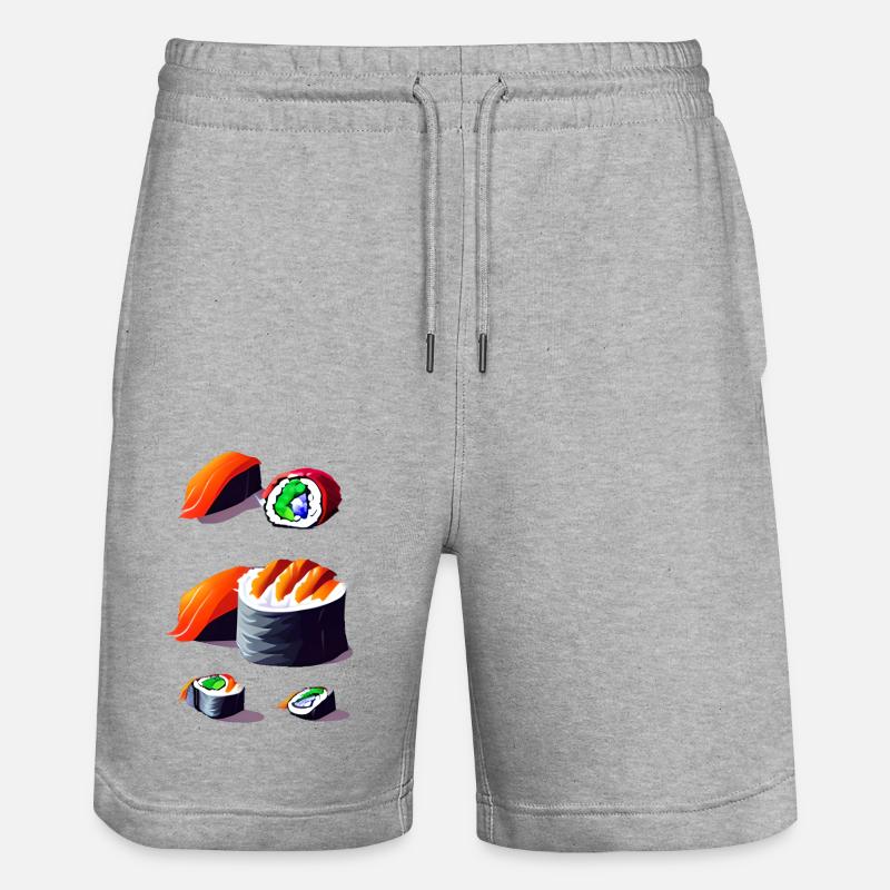 Sushi - Short de jogging bio TRAINER Stanley/Stella unisexe - gris chiné