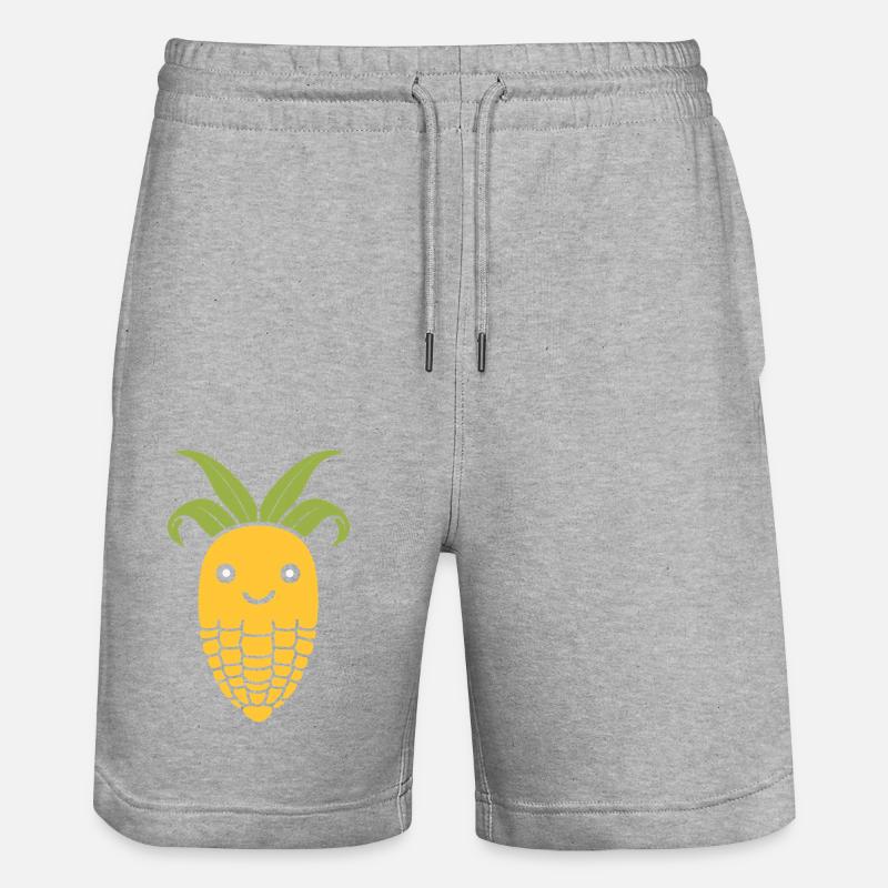 épi de maïs - Short de jogging bio TRAINER Stanley/Stella unisexe - gris chiné