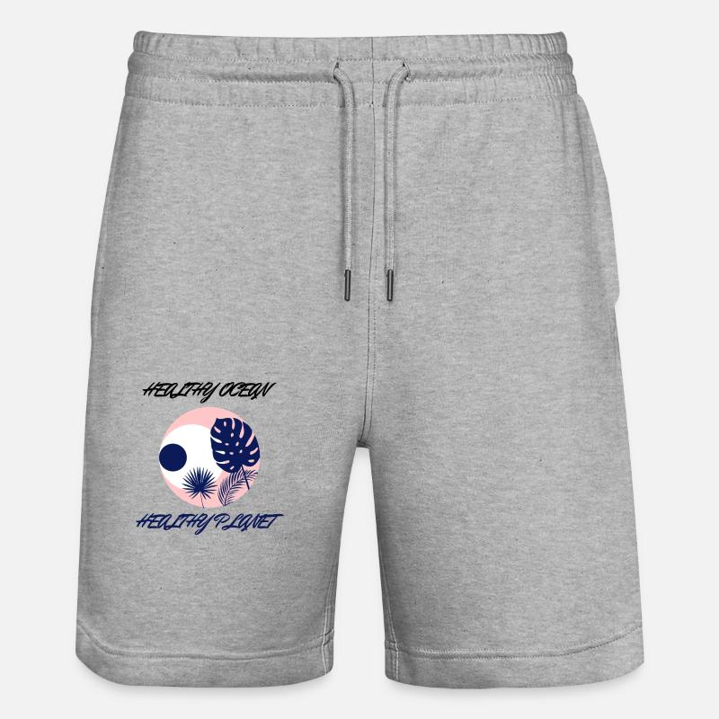 Marine Conservation - Short de jogging bio TRAINER Stanley/Stella unisexe - gris chiné