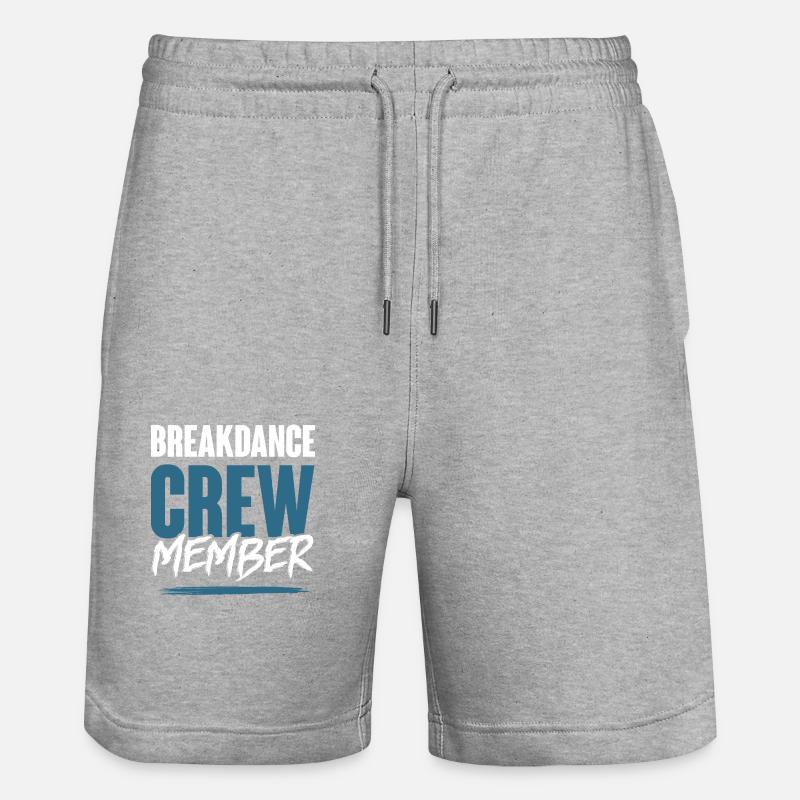 Équipe de breakdance - Short de jogging bio TRAINER Stanley/Stella unisexe - gris chiné