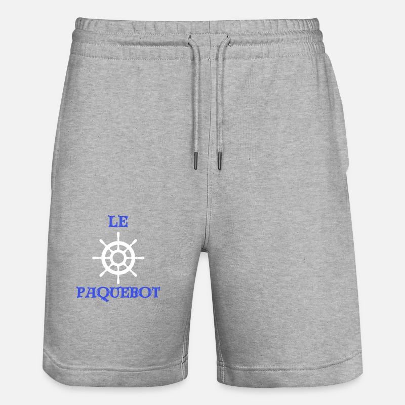 Le Paquebot - Short de jogging bio TRAINER Stanley/Stella unisexe - gris chiné