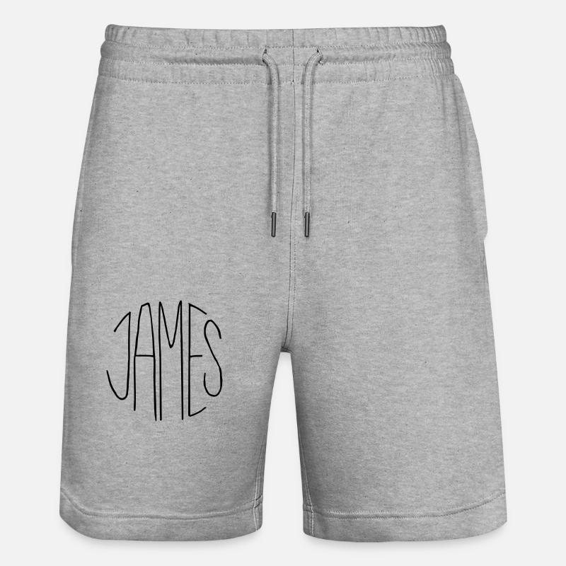 James - Short de jogging bio TRAINER Stanley/Stella unisexe - gris chiné