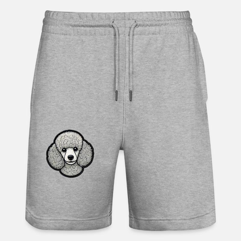 Caniche - Short de jogging bio TRAINER Stanley/Stella unisexe - gris chiné
