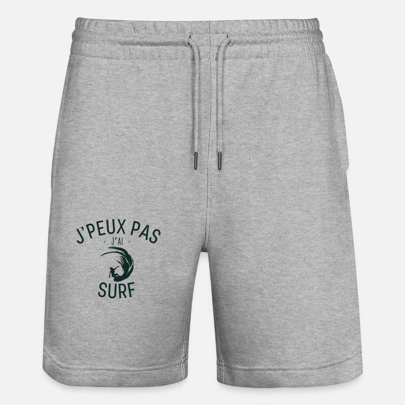 J'peux pas j'ai Surf - Short de jogging bio TRAINER Stanley/Stella unisexe - gris chiné