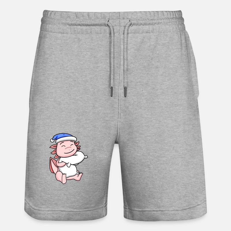 Axolotl Bébé - Short de jogging bio TRAINER Stanley/Stella unisexe - gris chiné