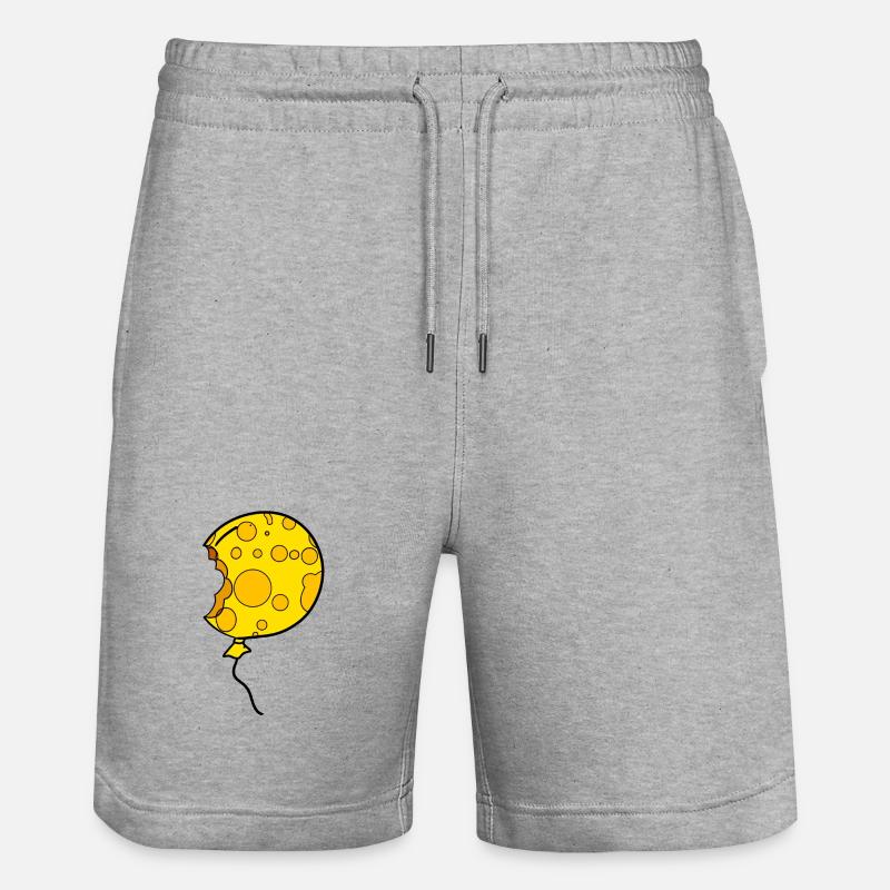 Ballon fromage - Short de jogging bio TRAINER Stanley/Stella unisexe - gris chiné