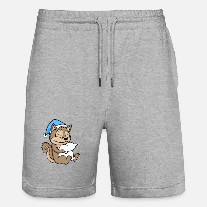 Bébé écureuil - Short de jogging bio TRAINER Stanley/Stella unisexe - gris chiné