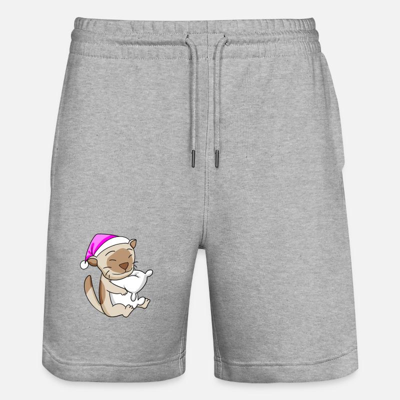 Chat Cat Race Chat Birman - Short de jogging bio TRAINER Stanley/Stella unisexe - gris chiné