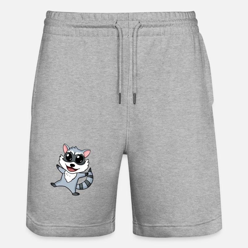Raton laveur - Short de jogging bio TRAINER Stanley/Stella unisexe - gris chiné