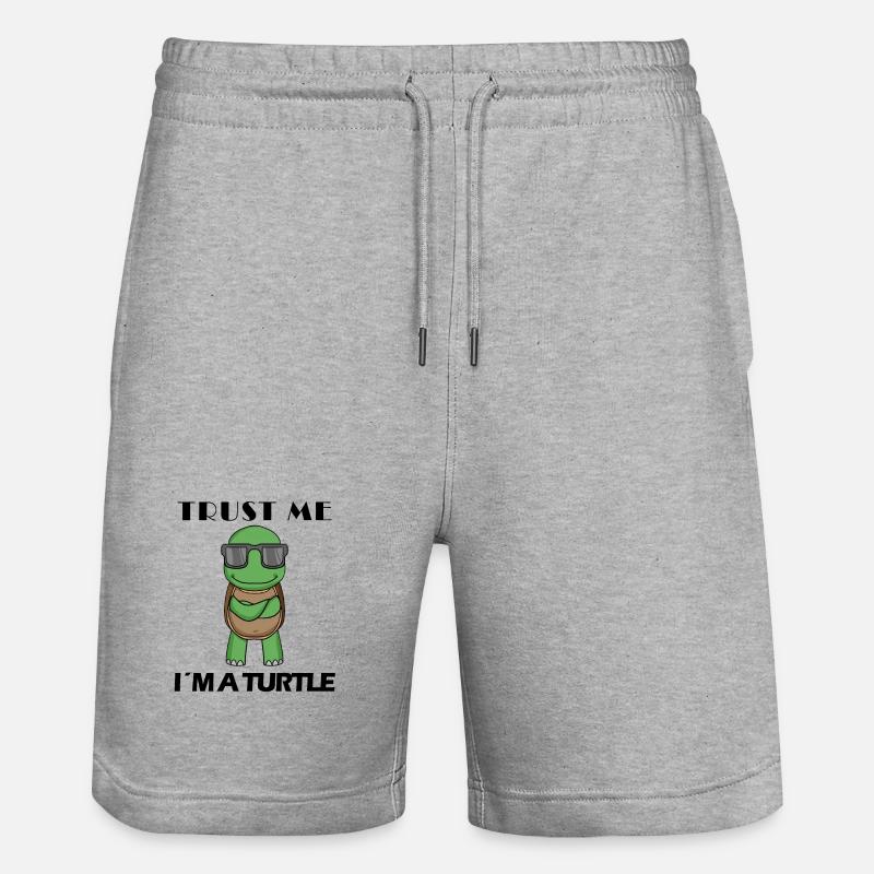 tortue cool - Short de jogging bio TRAINER Stanley/Stella unisexe - gris chiné