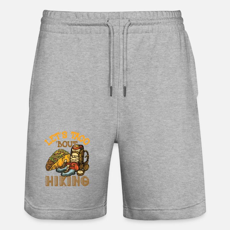 Let’s Taco' Bout Randonnée - Short de jogging bio TRAINER Stanley/Stella unisexe - gris chiné