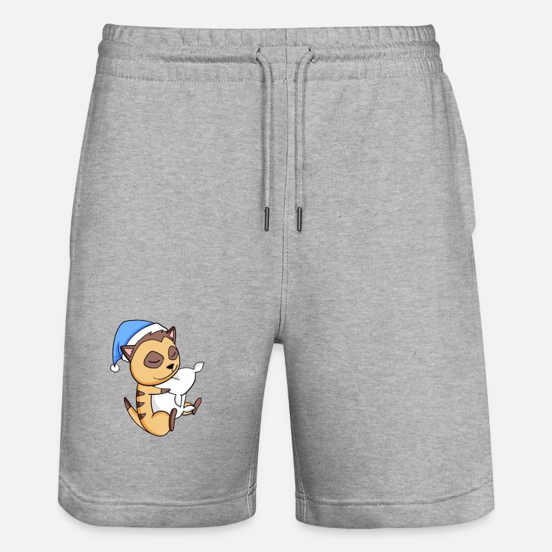 Suricate - Short de jogging bio TRAINER Stanley/Stella unisexe - gris chiné