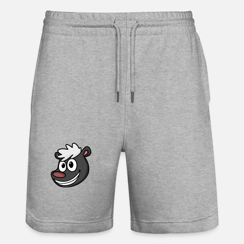 Mouffette - Short de jogging bio TRAINER Stanley/Stella unisexe - gris chiné