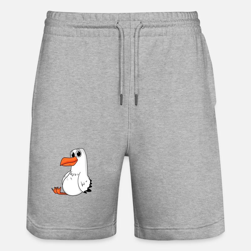Mouette - Short de jogging bio TRAINER Stanley/Stella unisexe - gris chiné