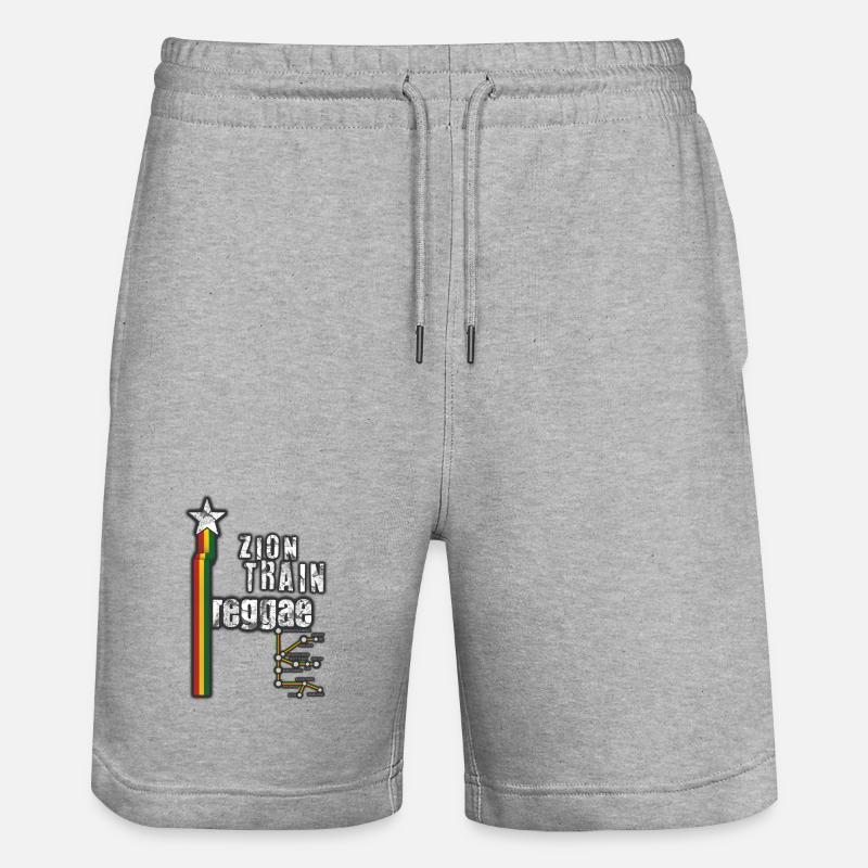 Reggae Star Plus - Short de jogging bio TRAINER Stanley/Stella unisexe - gris chiné