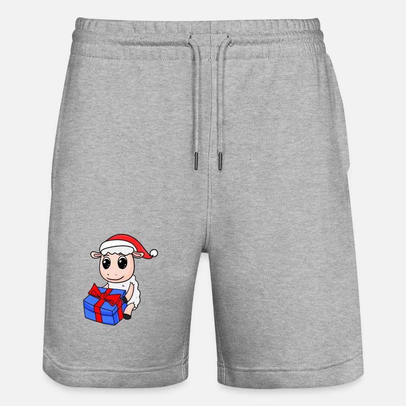 Noël de mouton - Short de jogging bio TRAINER Stanley/Stella unisexe - gris chiné